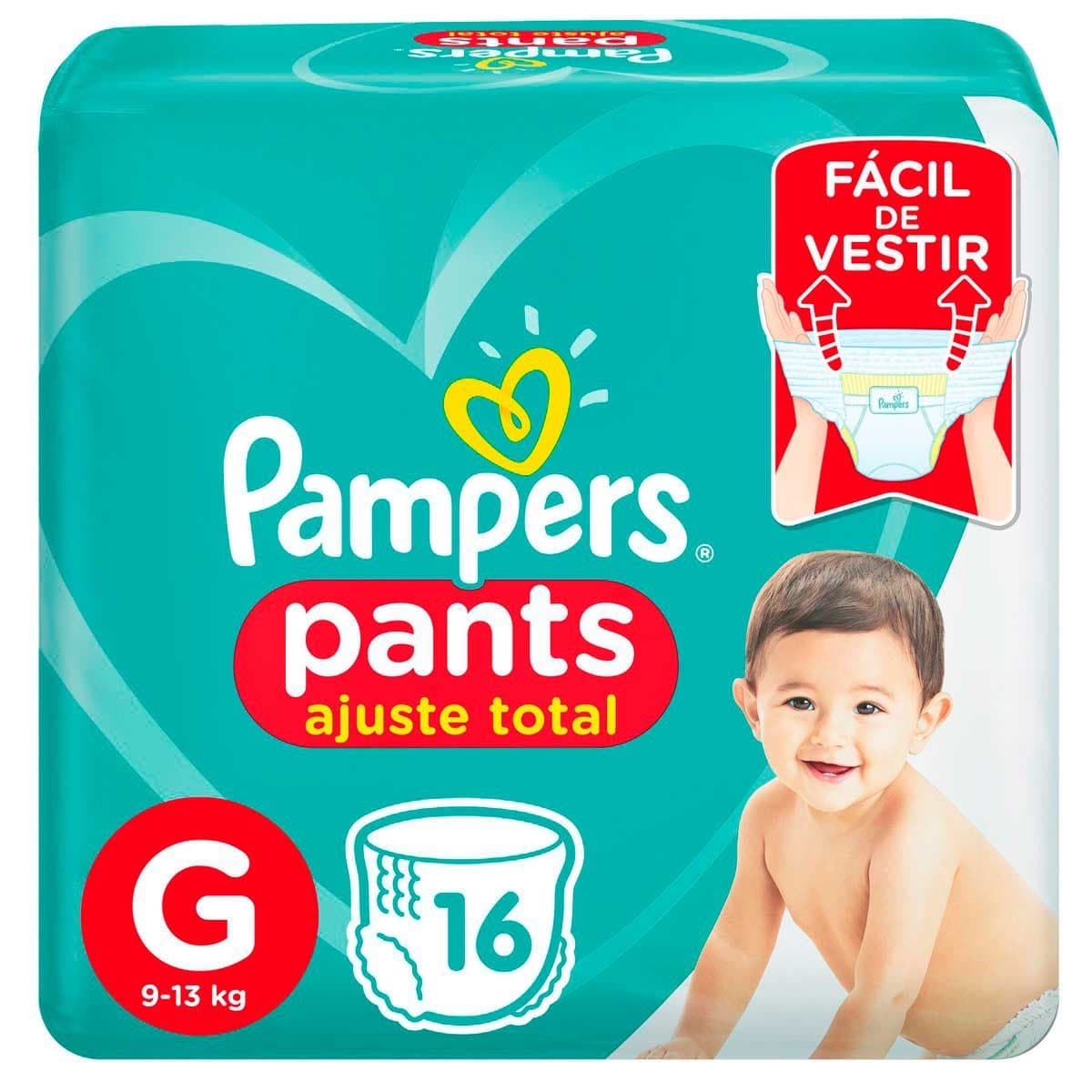 FRALDA PAMPERS PANTS G 16UN
