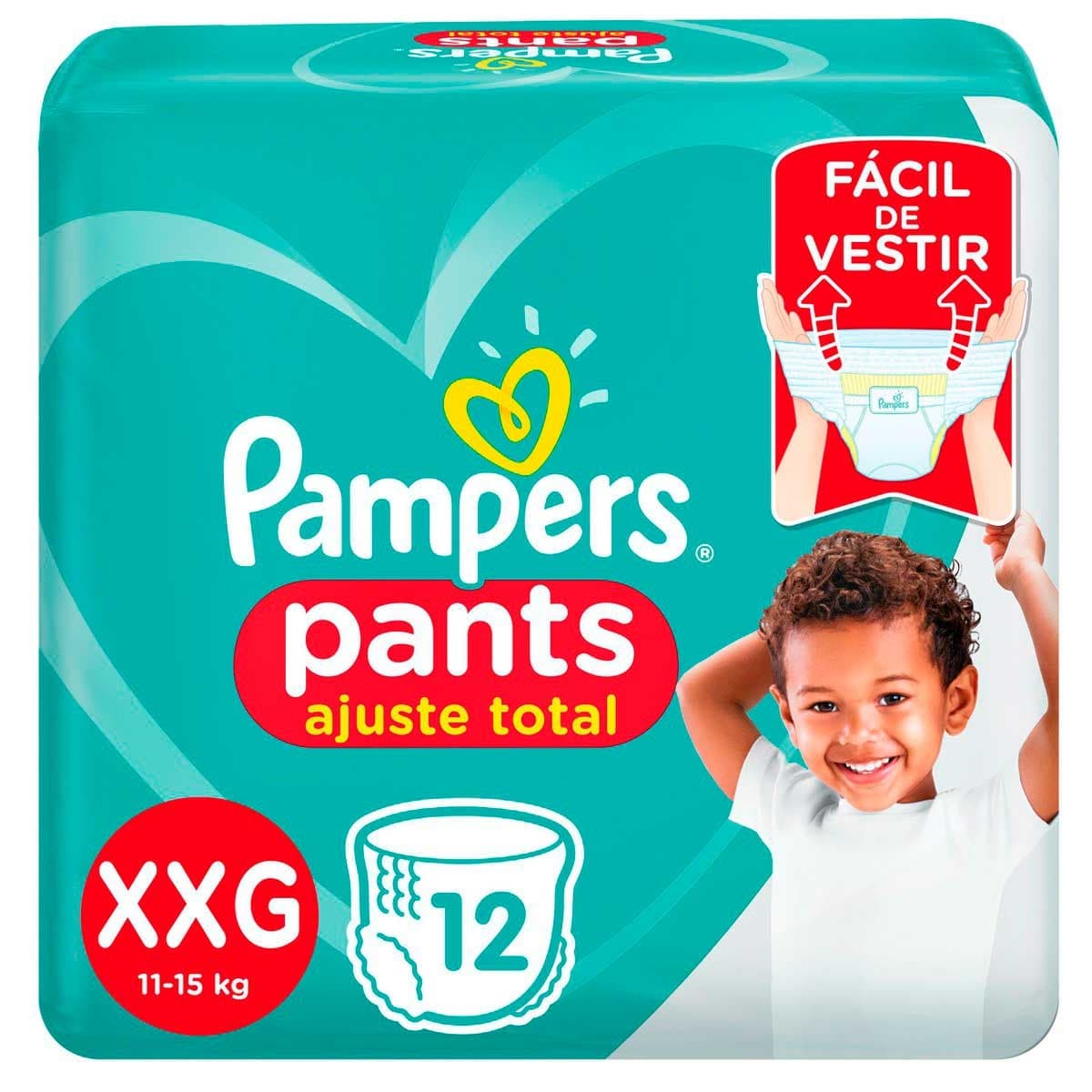 FRALDA PAMPERS PANTS XXG 12UN
