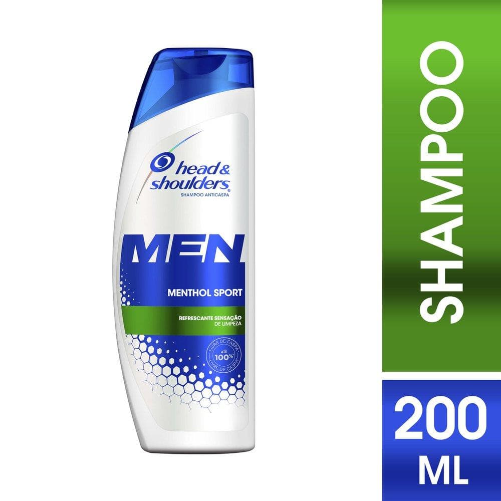SHAMPOO H&S ANTI-CASPA MENTHOL 200ML